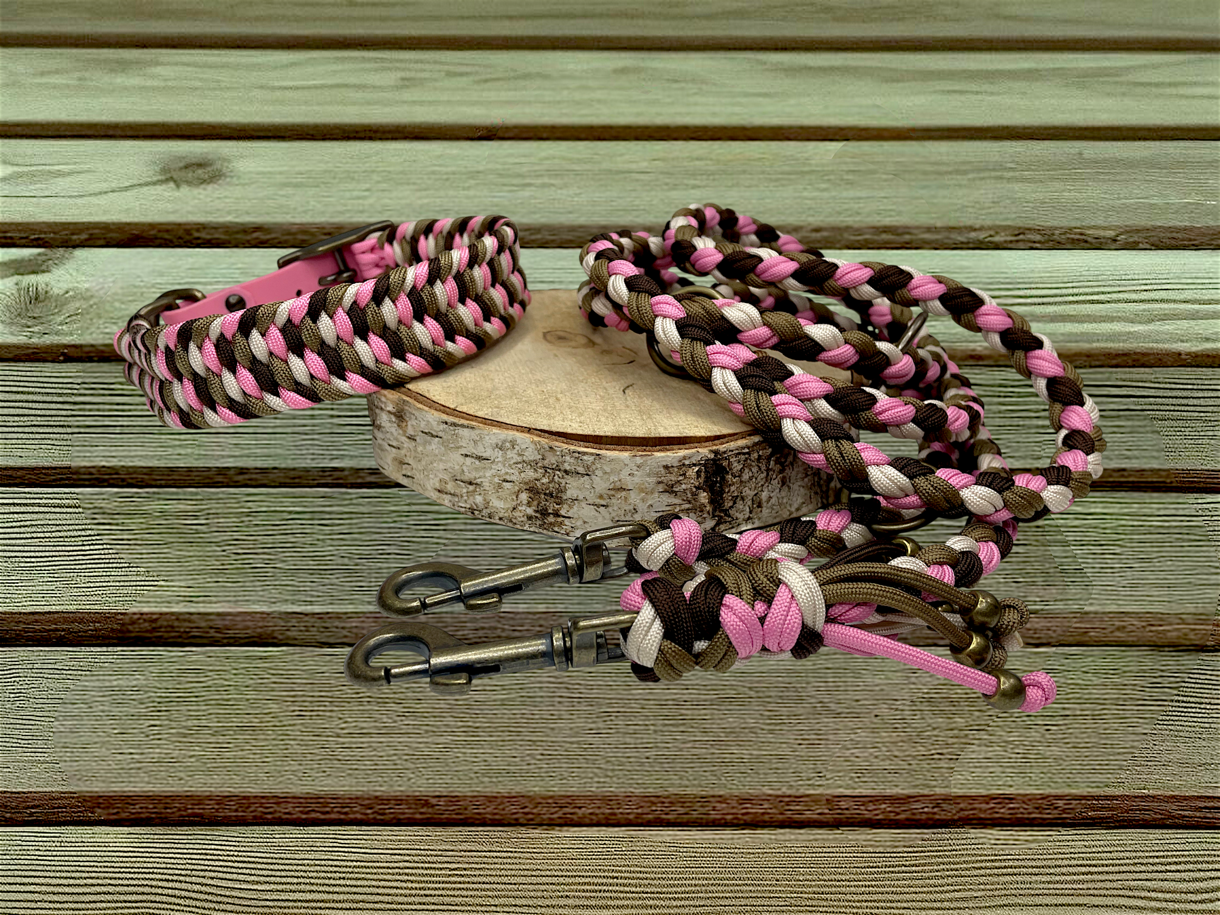 Halsband Trilobite + Leine - 36cm-42cm