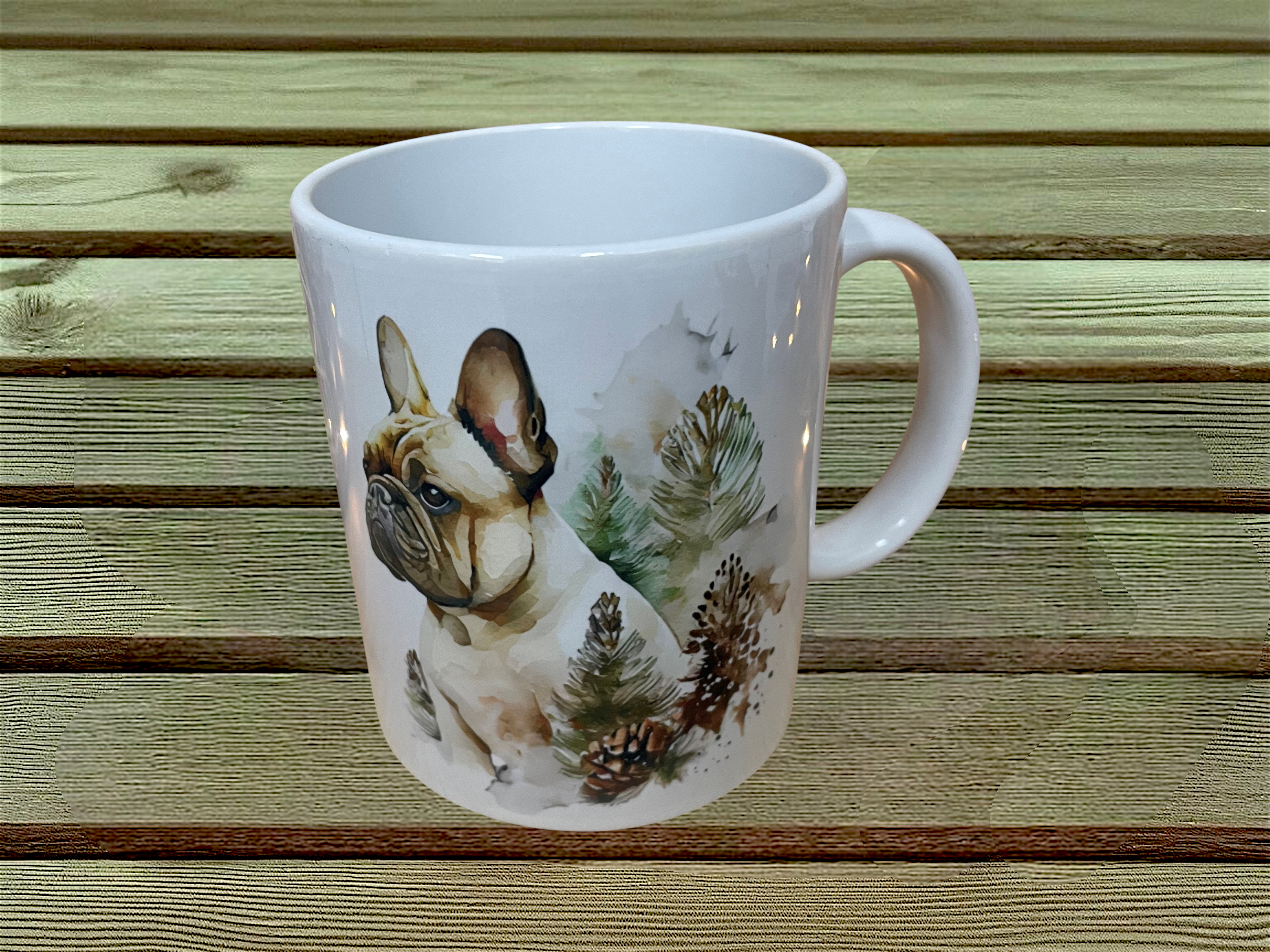 Keramik Tasse französische Bulldogge