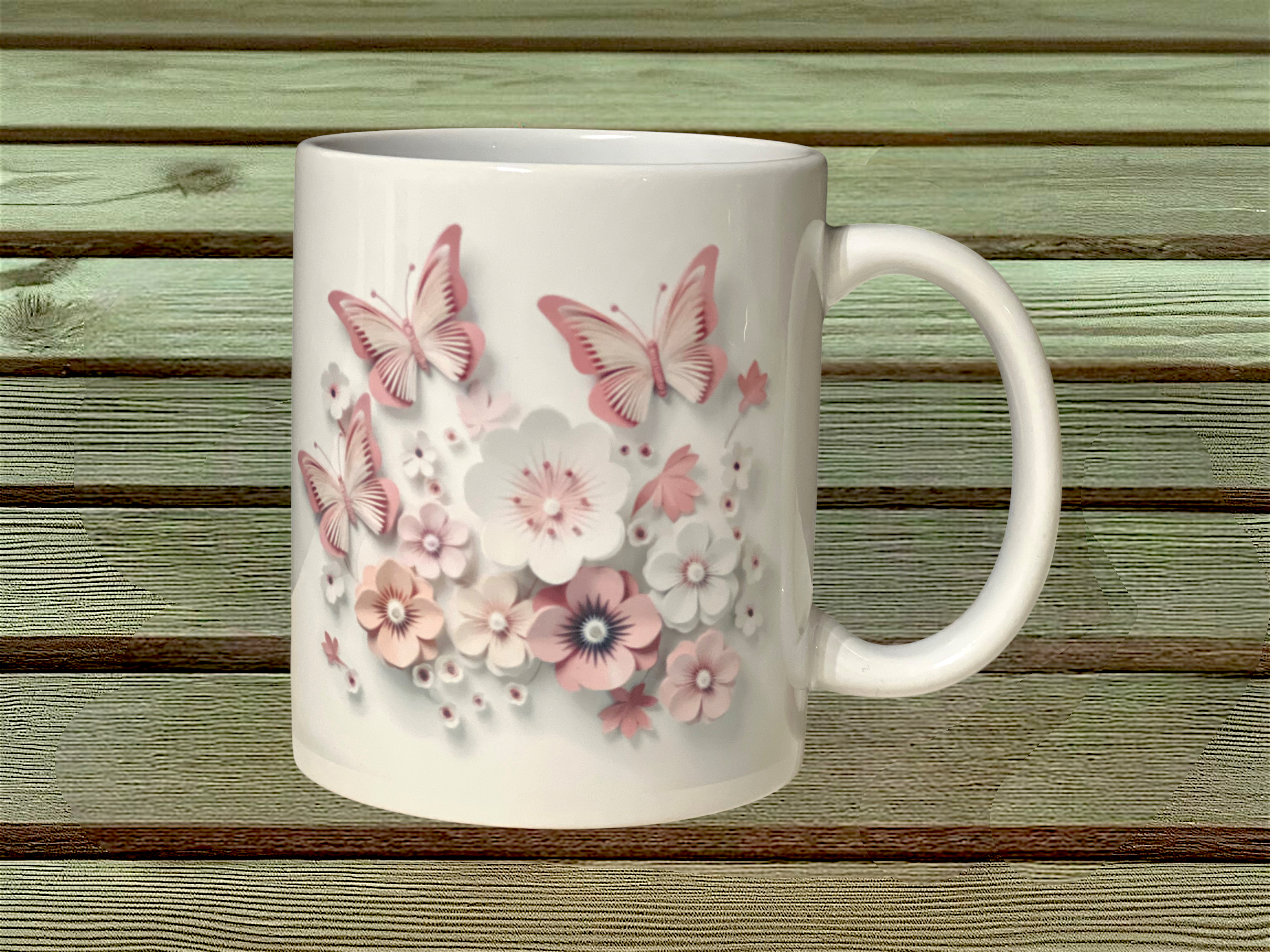 3D Schmetterlings-Tasse