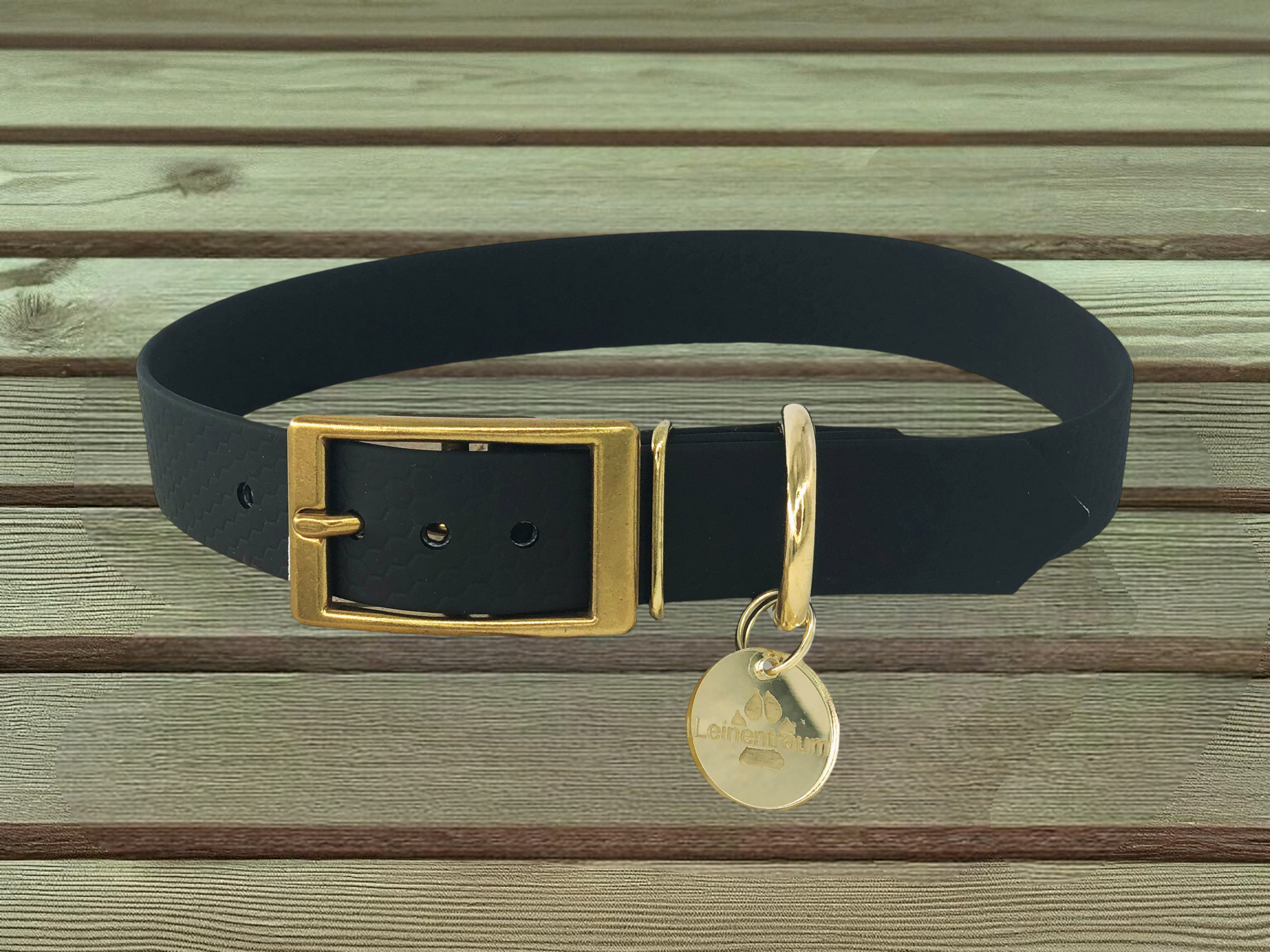 Hexa Halsband schwarz