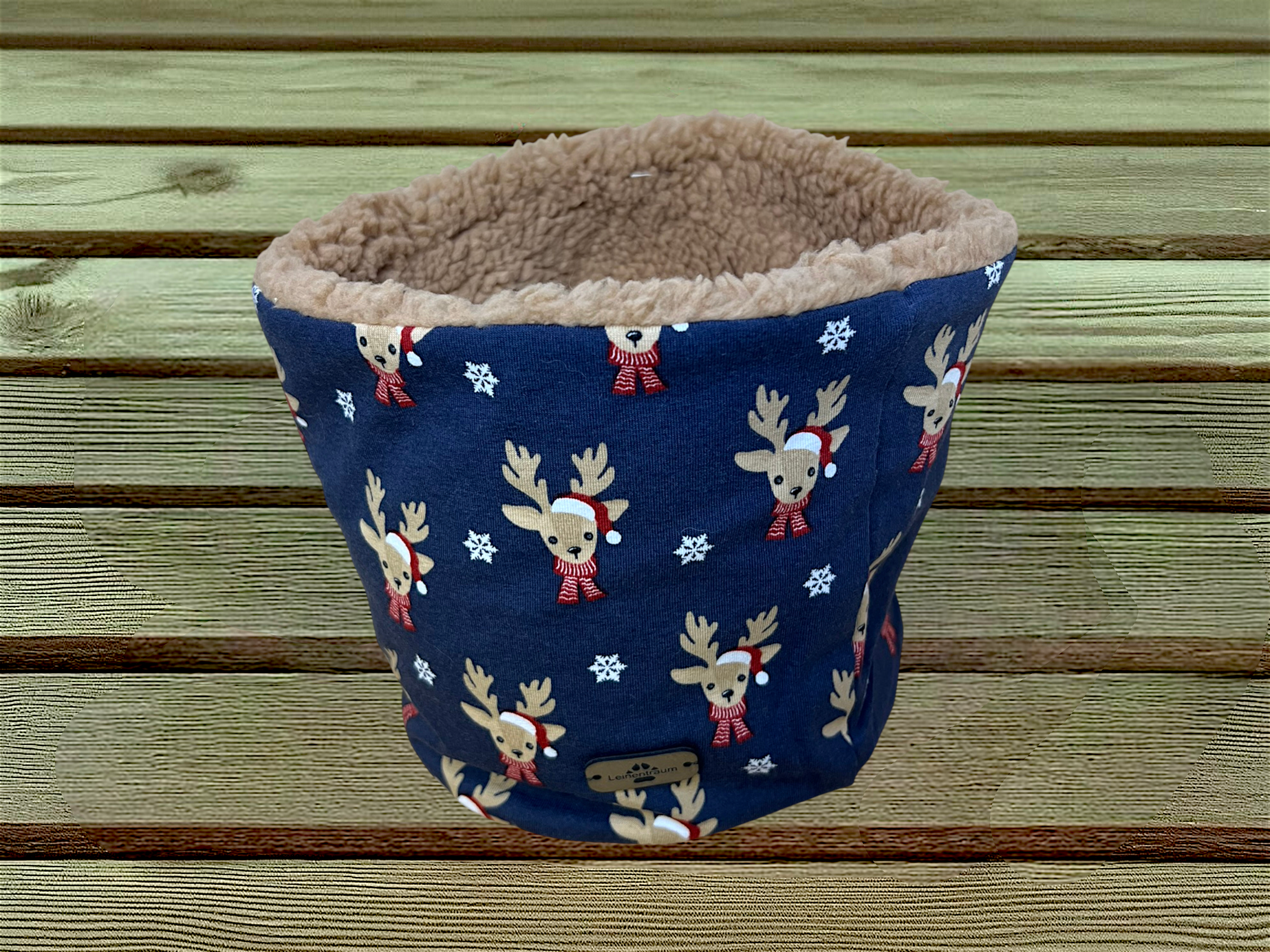 Hundeloop Rentier Blau