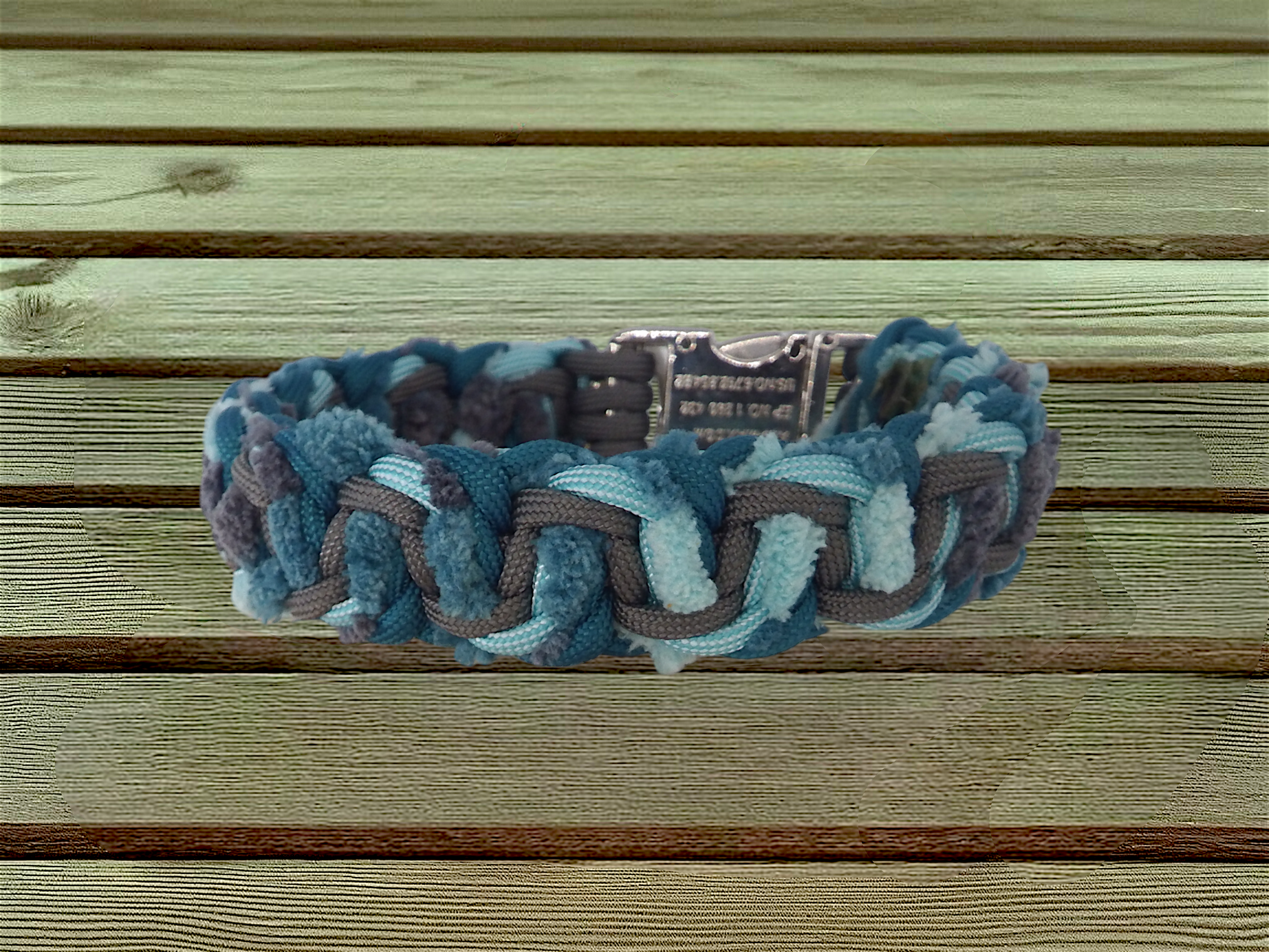 Halsband Belly Bar - Arctic Blue 29cm