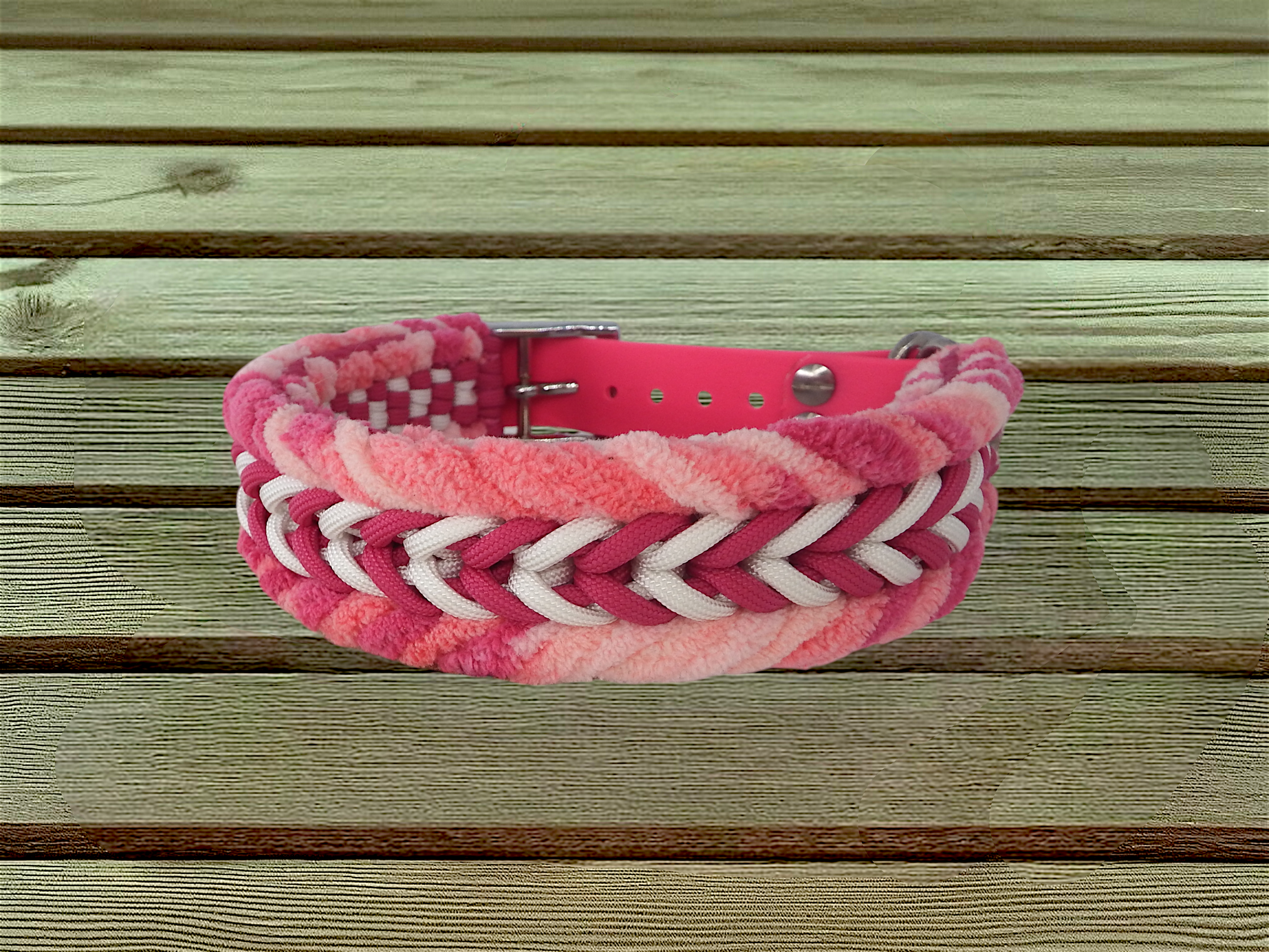 Halsband Benno Fluffy Rosé - 35,5cm-41cm