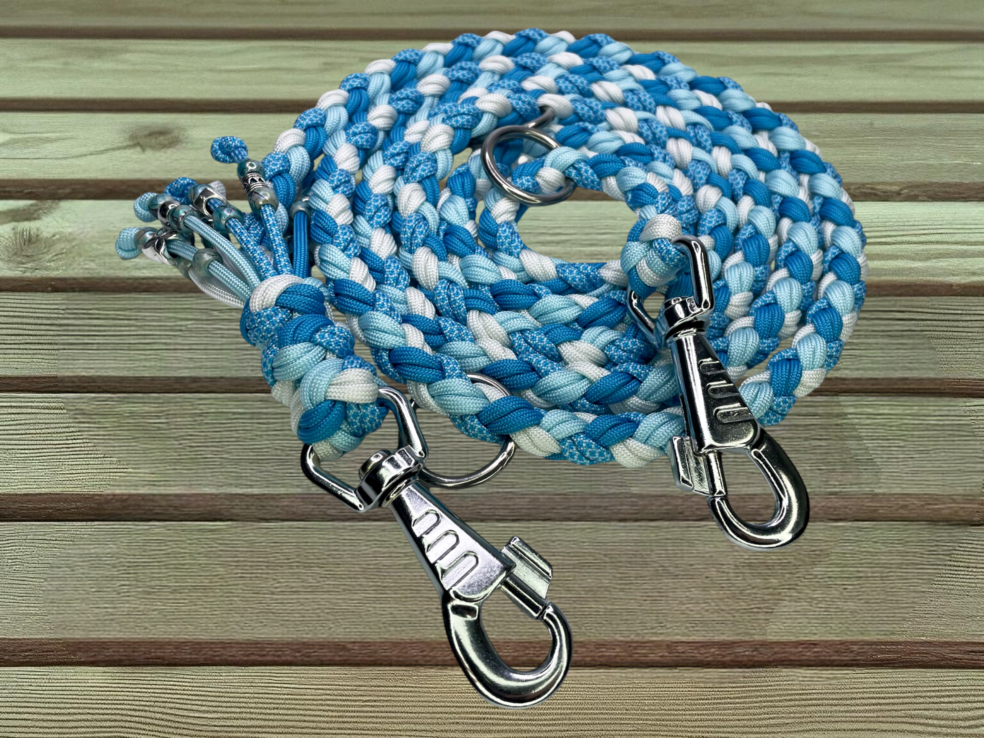 Paracordleine Blue Ivory