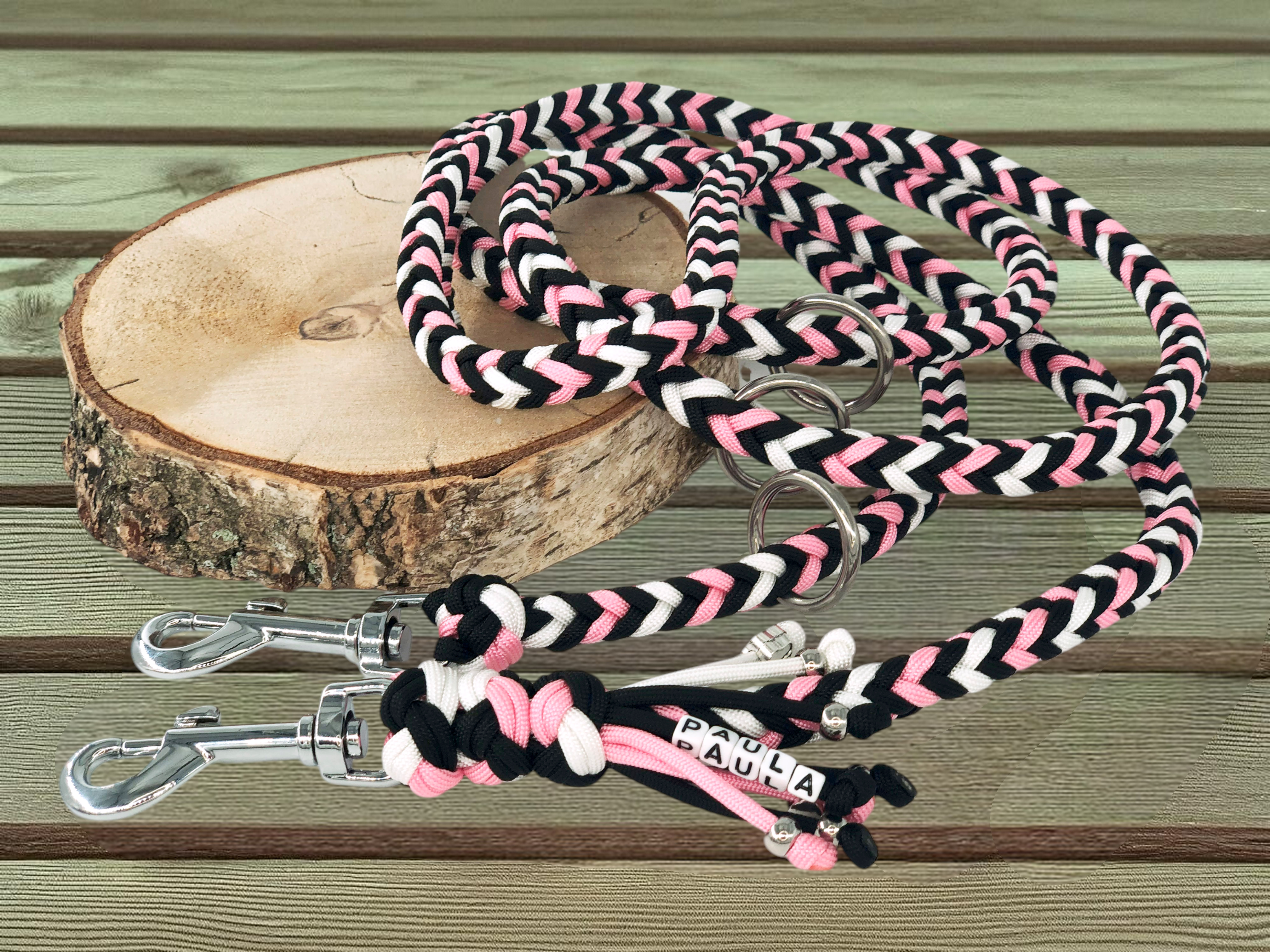 Paracordleine Black Rose