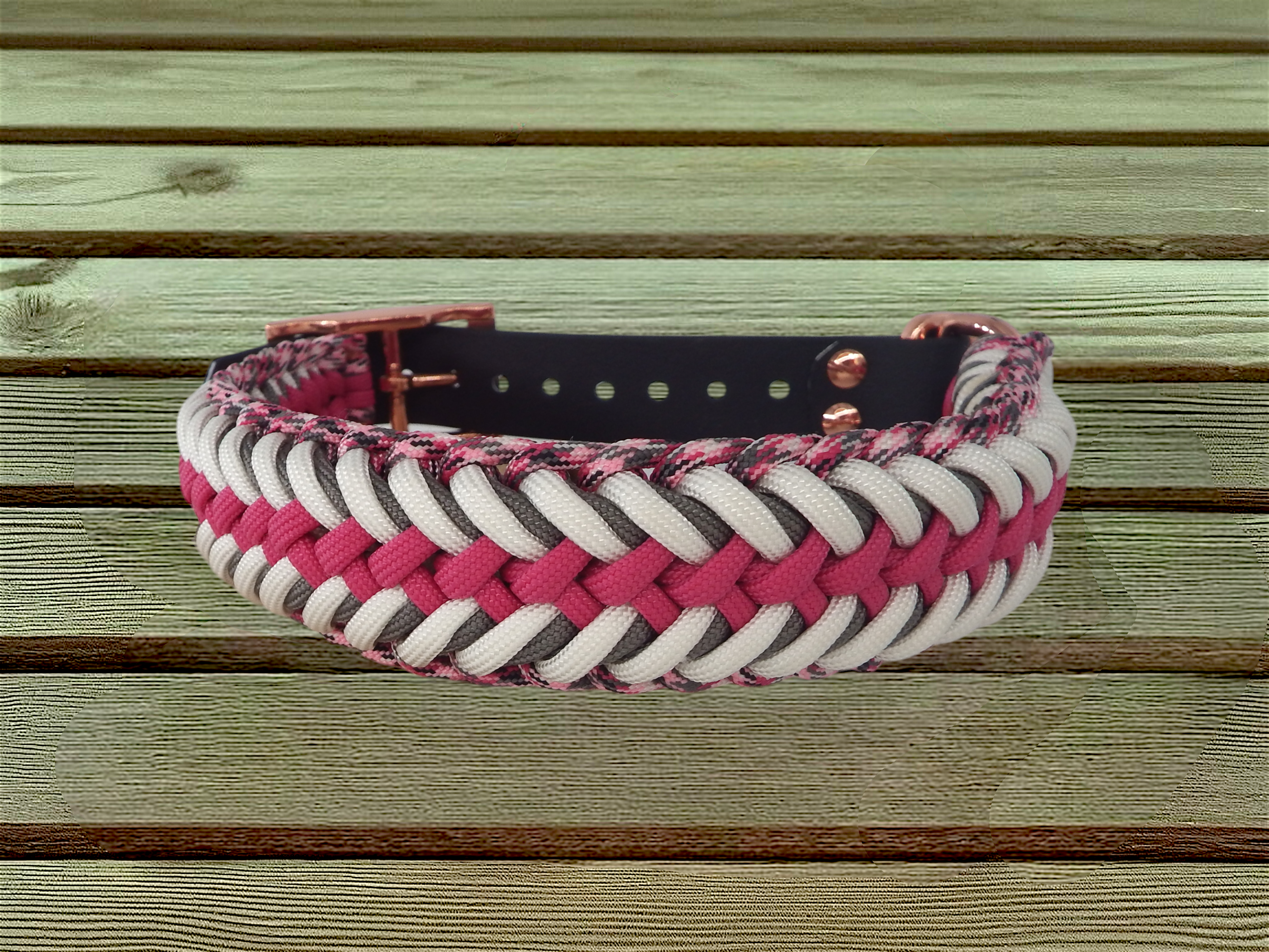 Halsband Rosehip - Fuchsia Camo 34cm-41cm